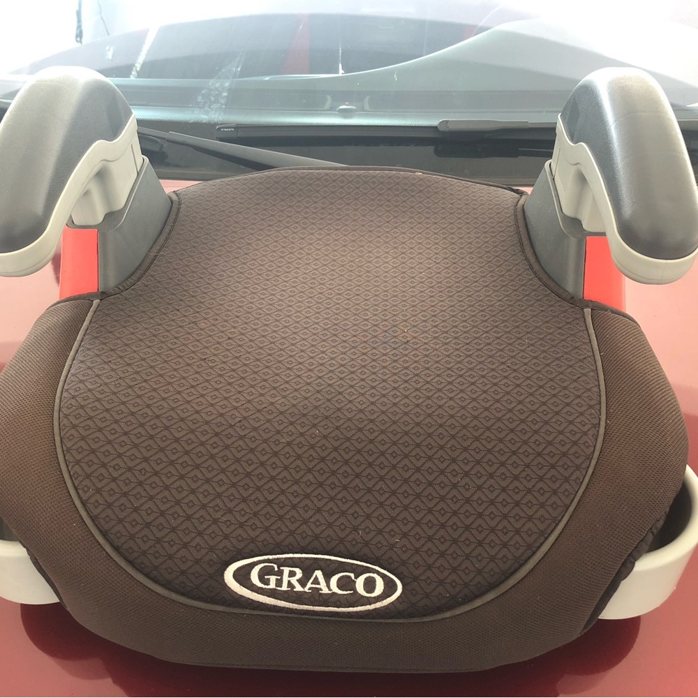 Graco Brown Booster Seat - Comfortable Kids Car Seat